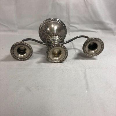 Lot 18 - Three Candlestick Candelabra