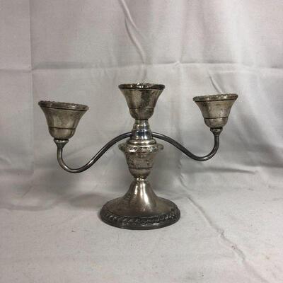 Lot 18 - Three Candlestick Candelabra