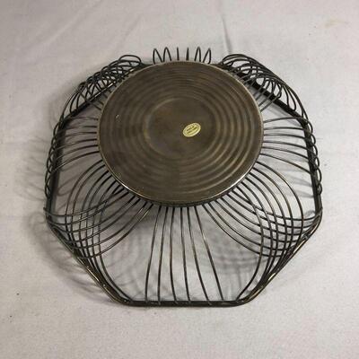 Lot 19 - Silverplated Wire Bowl from Hong Kong