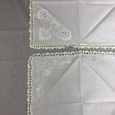 Lot 32 - (9) Hankies