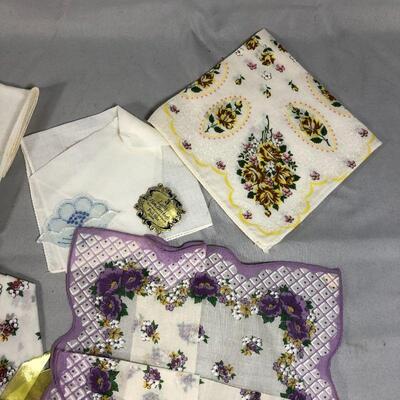 Lot 32 - (9) Hankies
