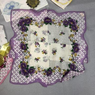 Lot 32 - (9) Hankies