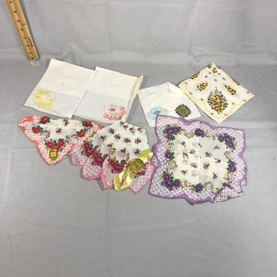 Lot 32 - (9) Hankies