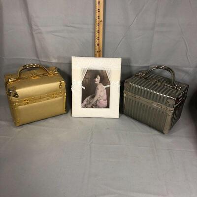 Lot 40 - (2) Make-up Cases and Picture