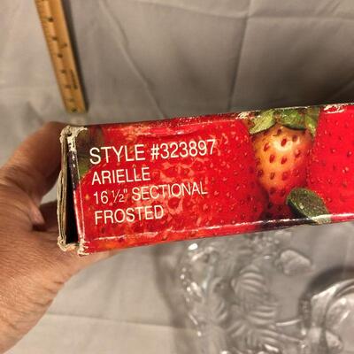 Lot 45 - Strawberry Themed Divided Platter
