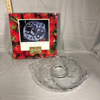 Lot 45 - Strawberry Themed Divided Platter