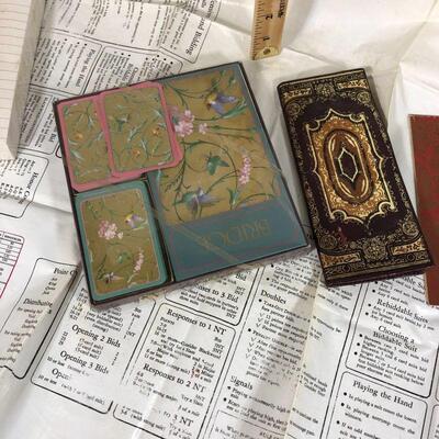 Lot 46 - Bridge Game Set
