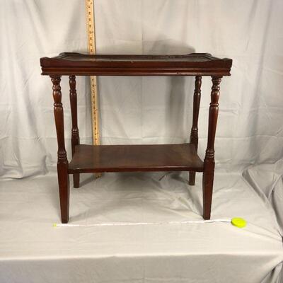 Lot 57 - Solid Wood Side Table LOCAL PICK UP ONLY