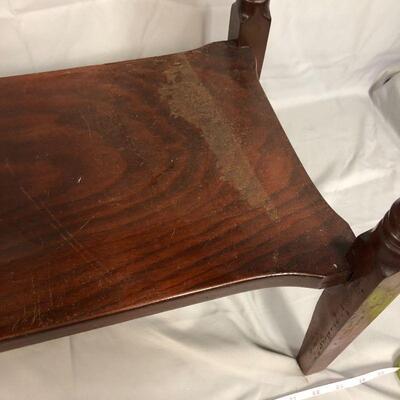 Lot 57 - Solid Wood Side Table LOCAL PICK UP ONLY