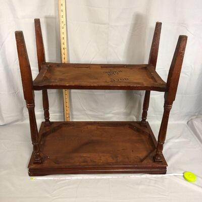 Lot 57 - Solid Wood Side Table LOCAL PICK UP ONLY