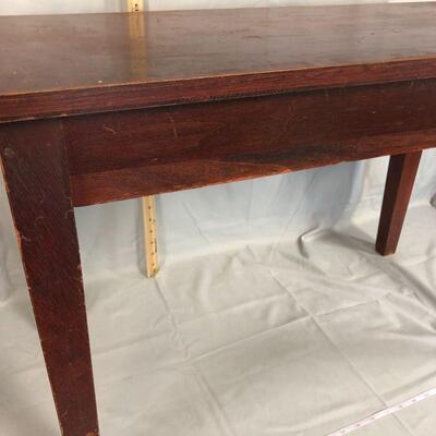 Lot 58 - Solid Wood Piano Bench LOCAL PICK UP ONLY