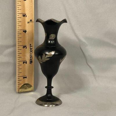 Lot 66 - Small Etched Metal Vase