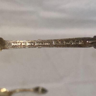 Lot 81 - Sterling Silver Spoon and Silverplated Spoon