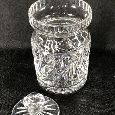 Small Waterford Crystal Jelly Jam Jar with Lid
