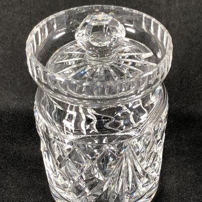 Small Waterford Crystal Jelly Jam Jar with Lid
