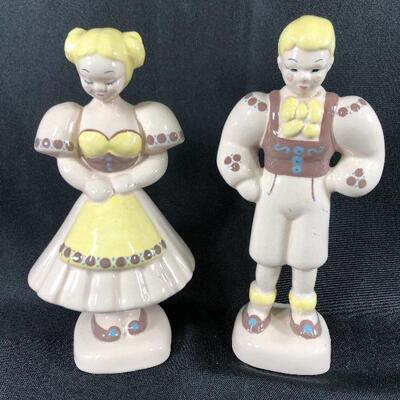 Vintage Kay Finch California Pottery Dutch Boy and Girl 