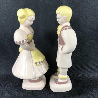 Vintage Kay Finch California Pottery Dutch Boy and Girl 