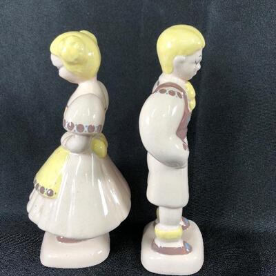 Vintage Kay Finch California Pottery Dutch Boy and Girl 
