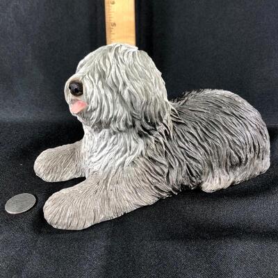 Shaggy Sheep Dog Figurine