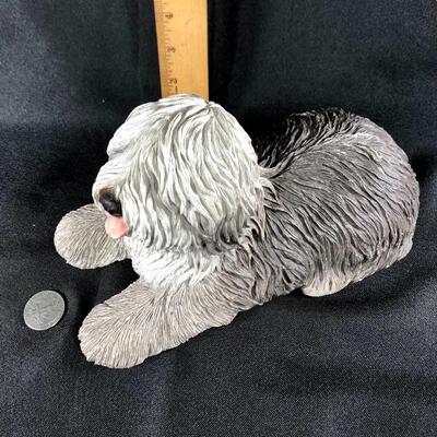 Shaggy Sheep Dog Figurine