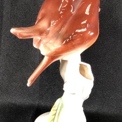 Vintage Mr & Mrs English Robin by Clay Sketches Figurine Vase