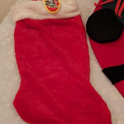 Lot 201: Extra Large Stocking, Soft Average Stocking and Christmas CD