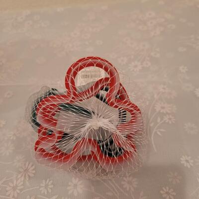 Lot 204: Snowman Cookie Jar and Cookie Cutters