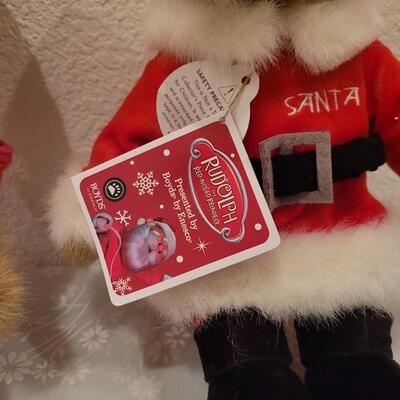 Lot 205: Boyd's Bears Santa Bear and Cupcake Bear