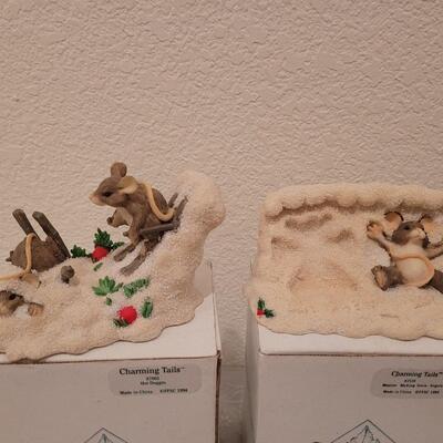 Lot 206: (2) Charming Tails Figurines 