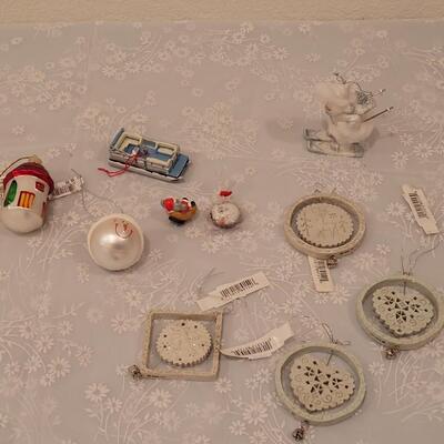 Lot 214: Christmas Ornament lot 