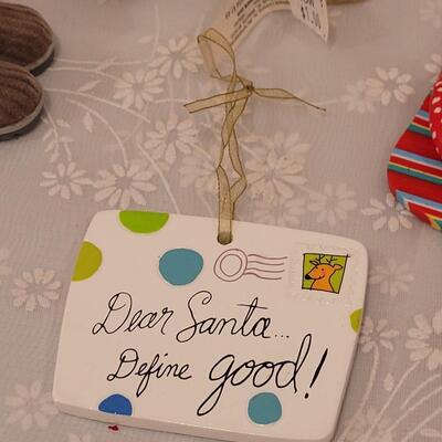 Lot 216: Christmas Ornament and Snowwoman Lot
