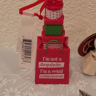 Lot 216: Christmas Ornament and Snowwoman Lot