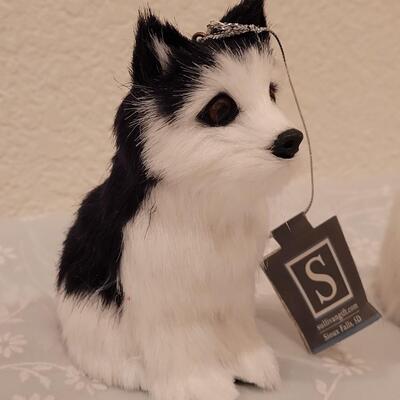 Lot 221: (2) Christmas Ornaments 