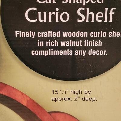 Lot 281: Cat Curio Shelf