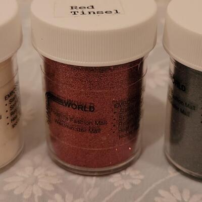 Lot 286: Embossed Powder Lot