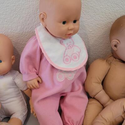Lot 291: TollyTots Dolls and CitiToy Dolls and Unmarked Dolls Lot