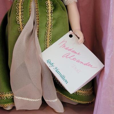Lot 297: Madame Alexander Lady Hamilton Doll (her arm needs to be reattached)