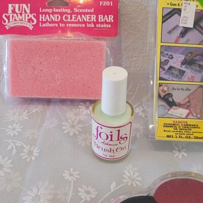 Lot 305: Stamp Pad, Hand Cleaner and Adhesive Remover