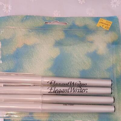 Lot 308: Marker and Blending Brushes and Elegant Writer Pens