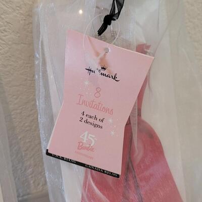 Lot 315: 2 Packages of Barbie Invitations and Table Confetti 