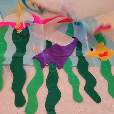 Lot 328: Large Swimming Girl Flag