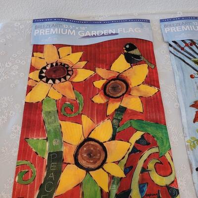 Lot 329: (2) Garden Flags