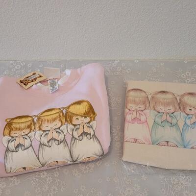 Lot 330: Three Little Angels Sweatshirt and Tshirt 