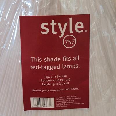 Lot 335: (2) New Lamp Shades