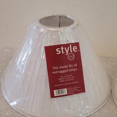 Lot 335: (2) New Lamp Shades