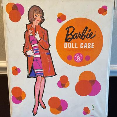 #3 Vintage Barbie Doll, case and clothing 1961 Brunette Bubble Cut