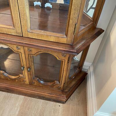 #7 Curio Cabinet, Walnut 