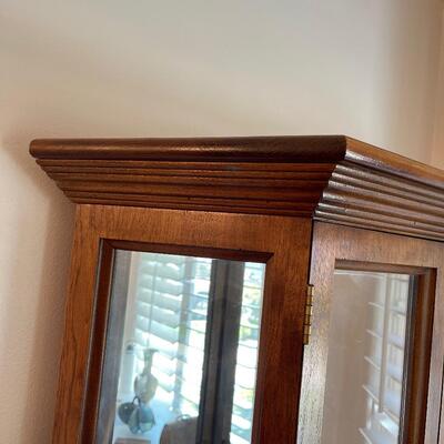 #7 Curio Cabinet, Walnut 