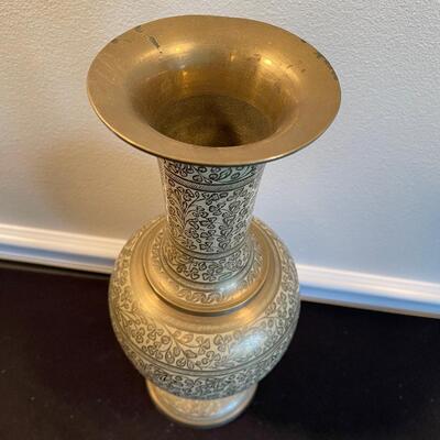 #11 Vintage, Made in India, Brass Vase 