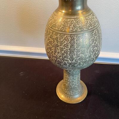 #11 Vintage, Made in India, Brass Vase 